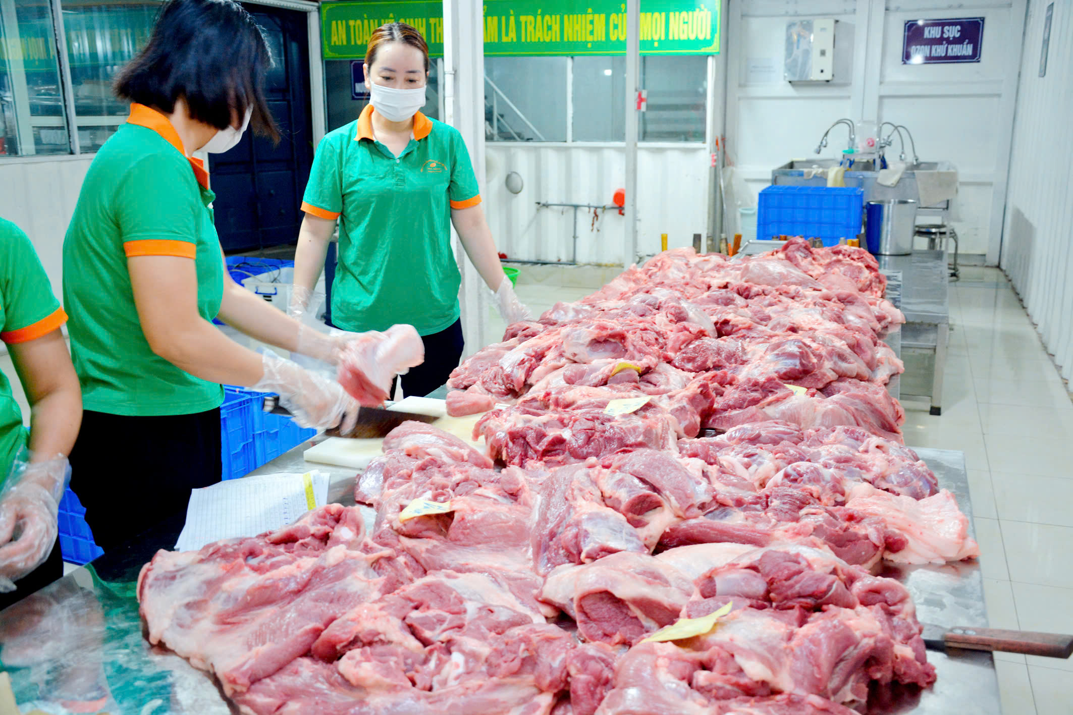 Đội ngũ công nhân viên được đào tạo, giám sát